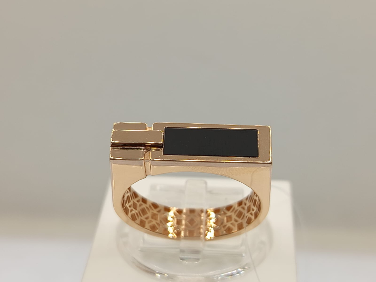 КОЛЬЦО ПЕЧАТКА с камнем (Au 585)