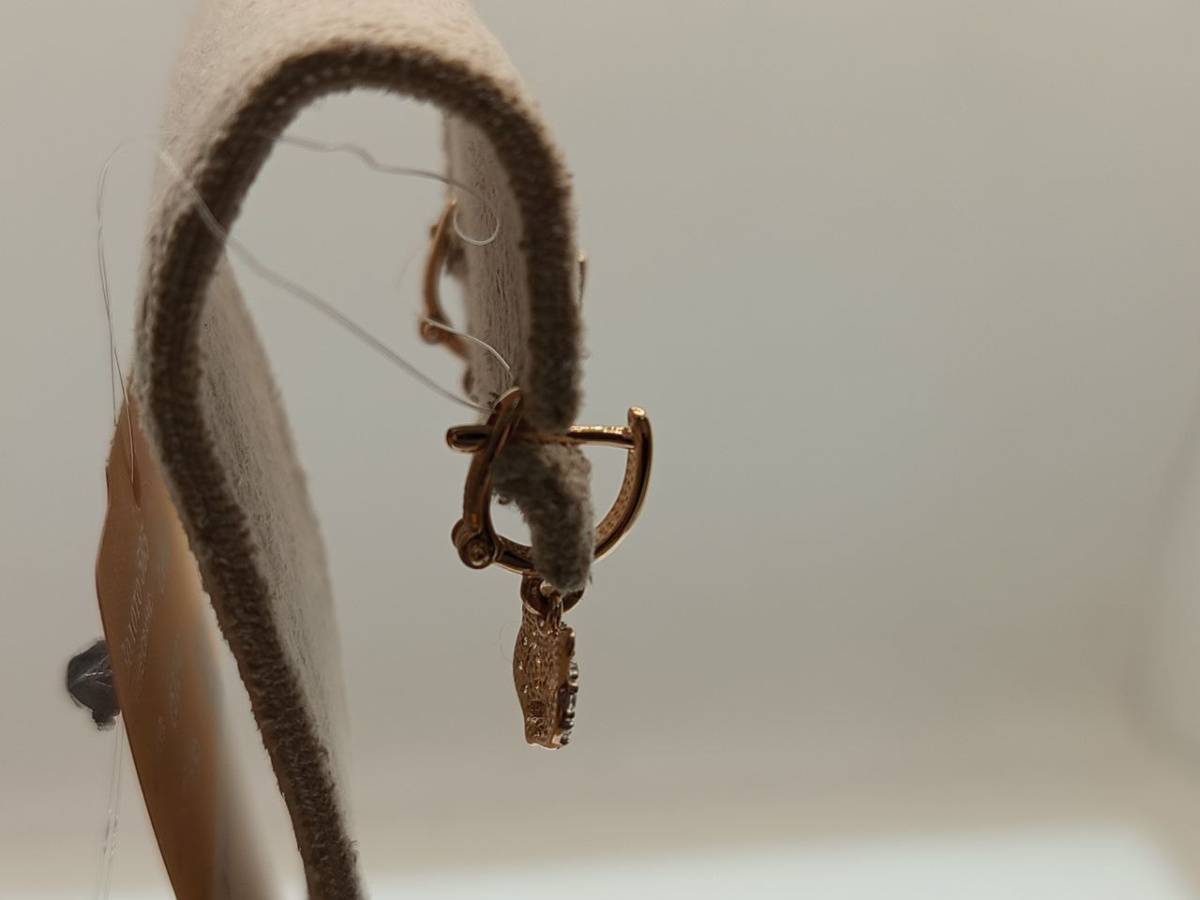 СЕРЬГИ С КАМНЯМИ (Au 585)