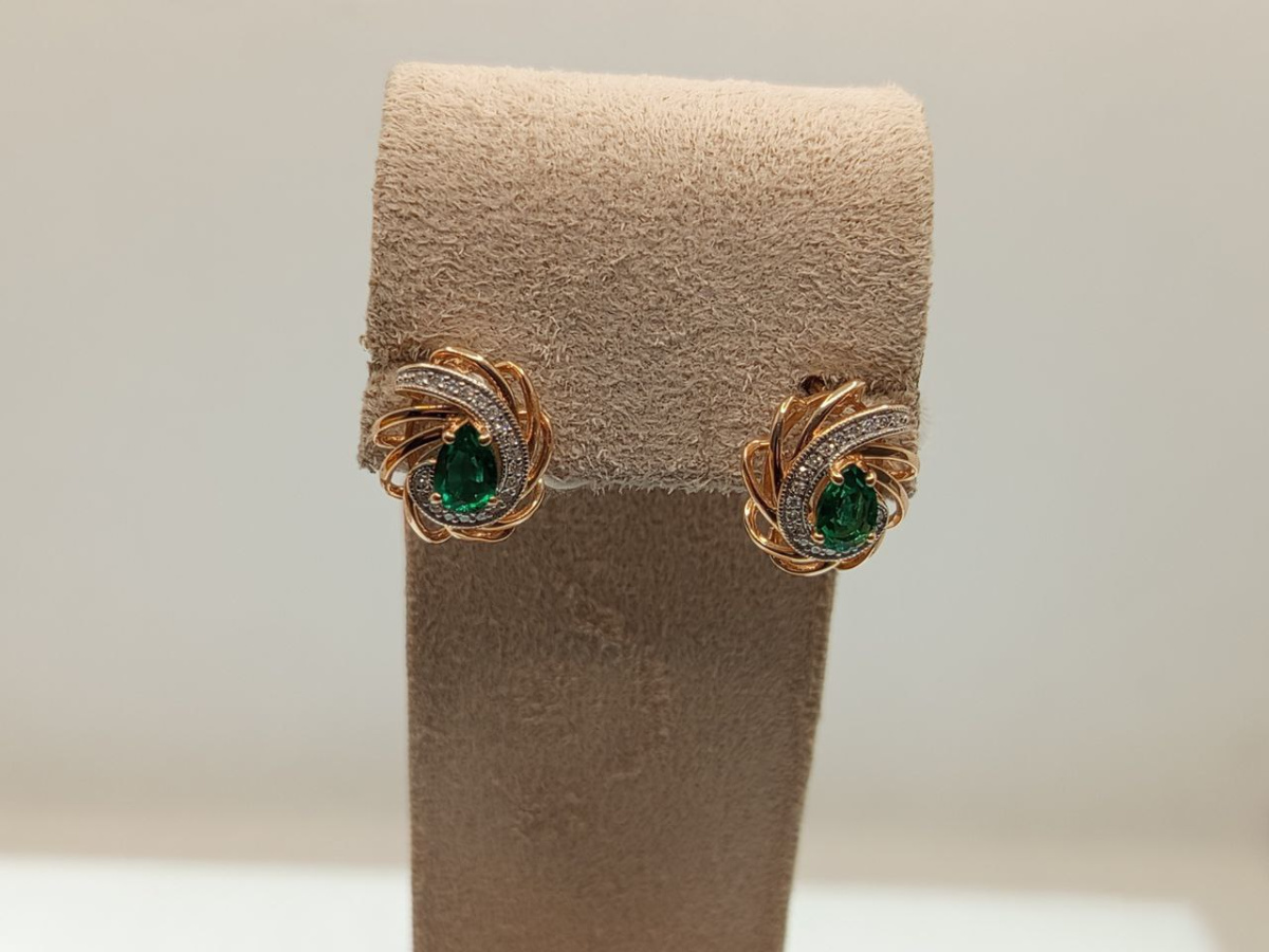 СЕРЬГИ БРИЛЛИАНТ (Au 585)