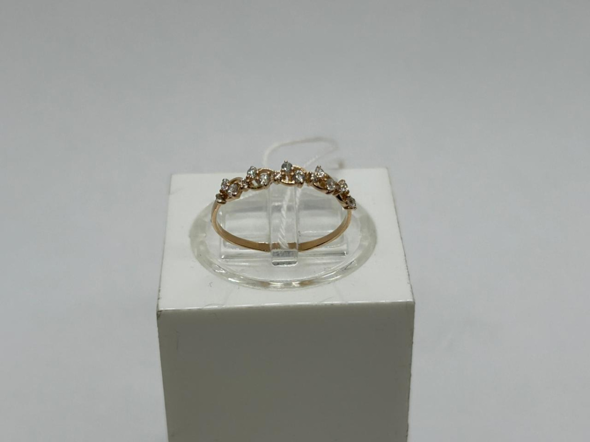 КОЛКМИ585 КОЛЬЦО С КАМНЯМИ (Au 585)