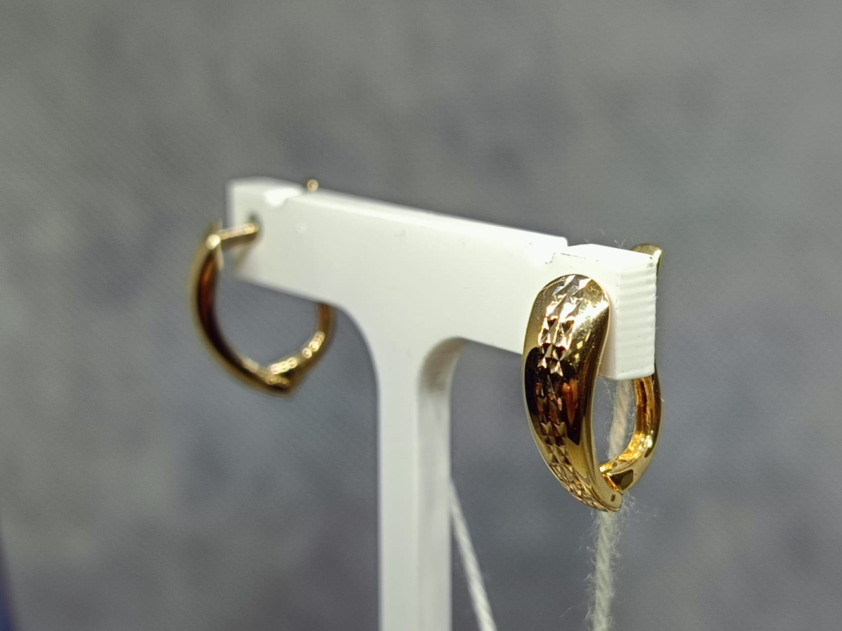 СБКМ585 СЕРЬГИ БЕЗ КАМНЯ (Au 585) СБКМ585 СЕРЬГИ БЕЗ КАМНЯ (Au 585)