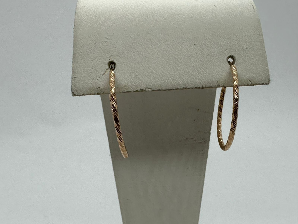 СКОН585 СЕРЬГИ КОНГО (Au 585)