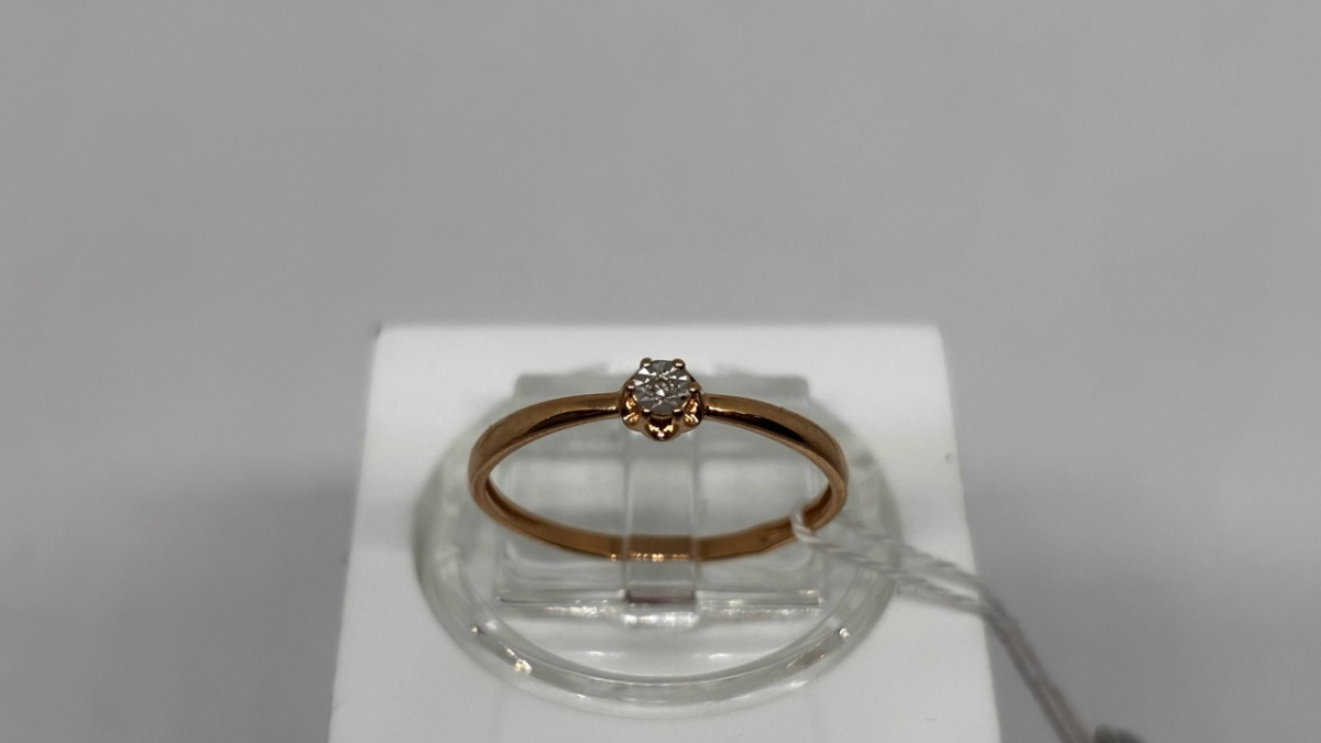 КОЛЬЦО БРИЛЛИАНТ Au 585