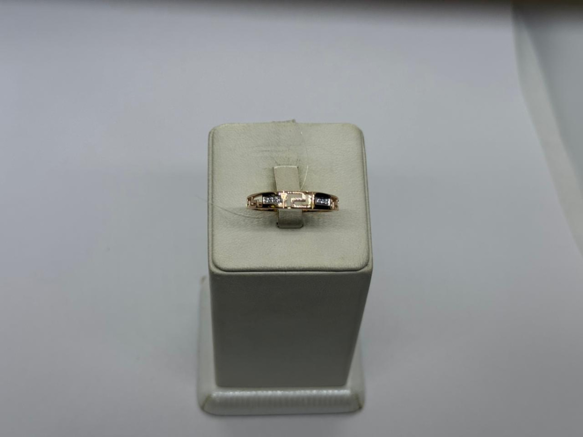 КОЛЬЦО С КАМНЯМИ (Au 585)