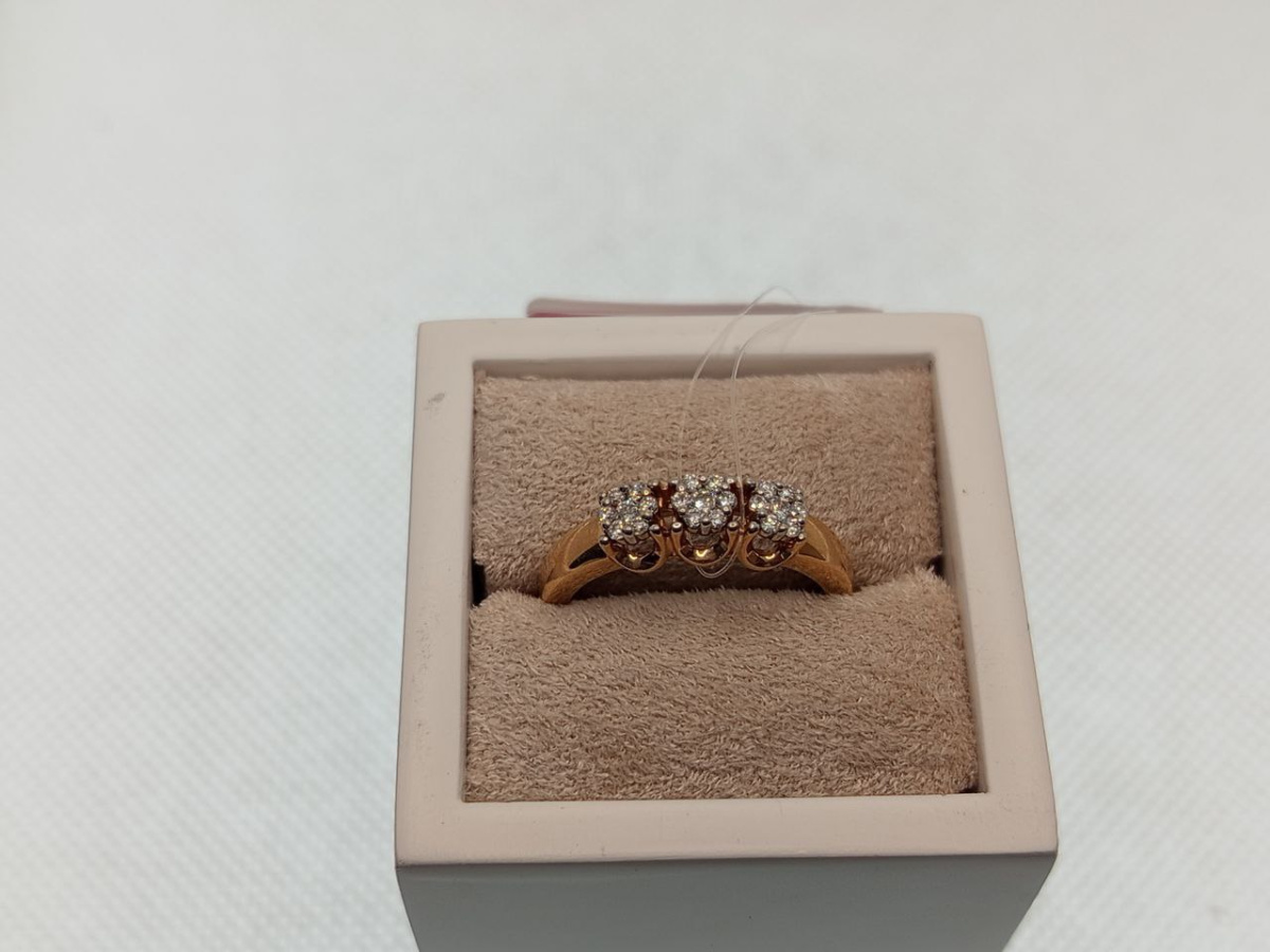 КОЛЬЦО БРИЛЛИАНТ (Au 585)