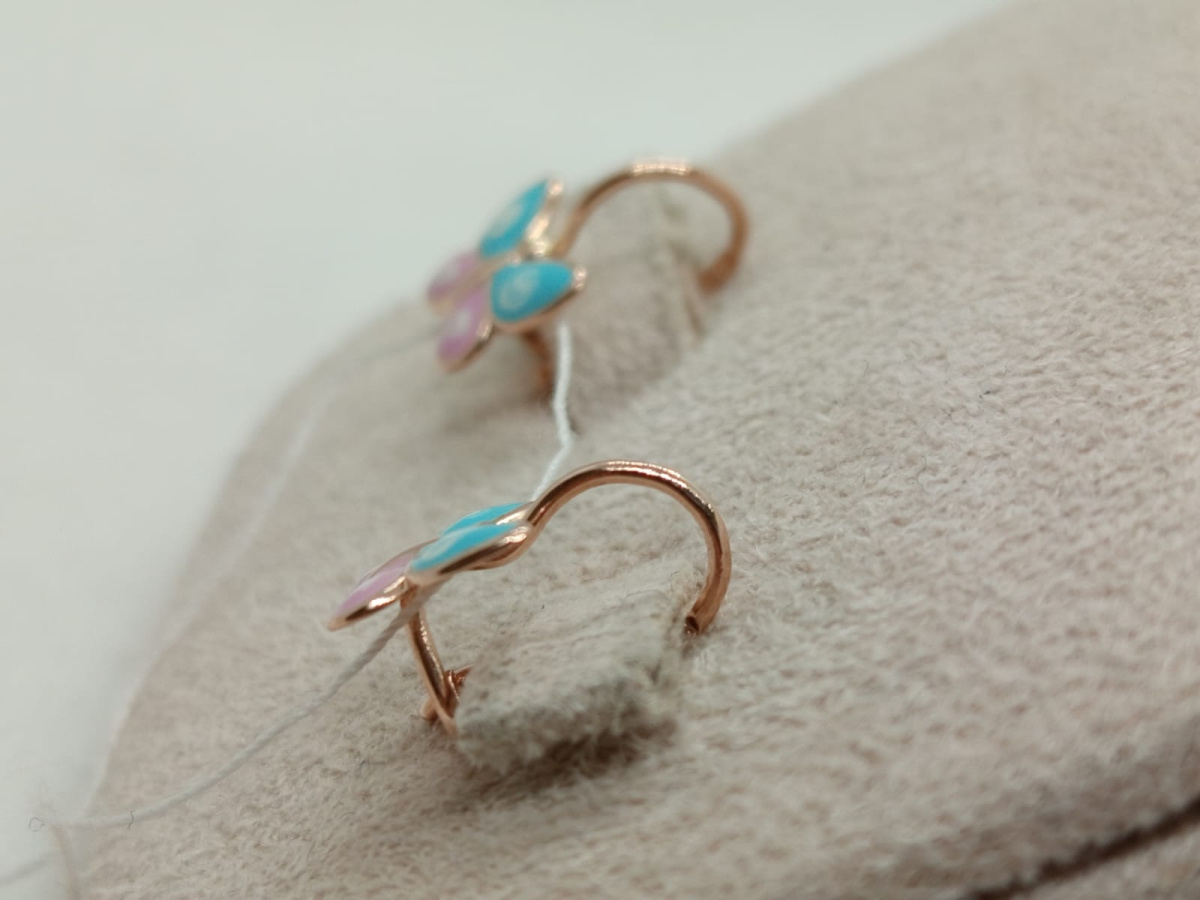 СЕРЬГИ С КАМНЯМИ (Au 585)