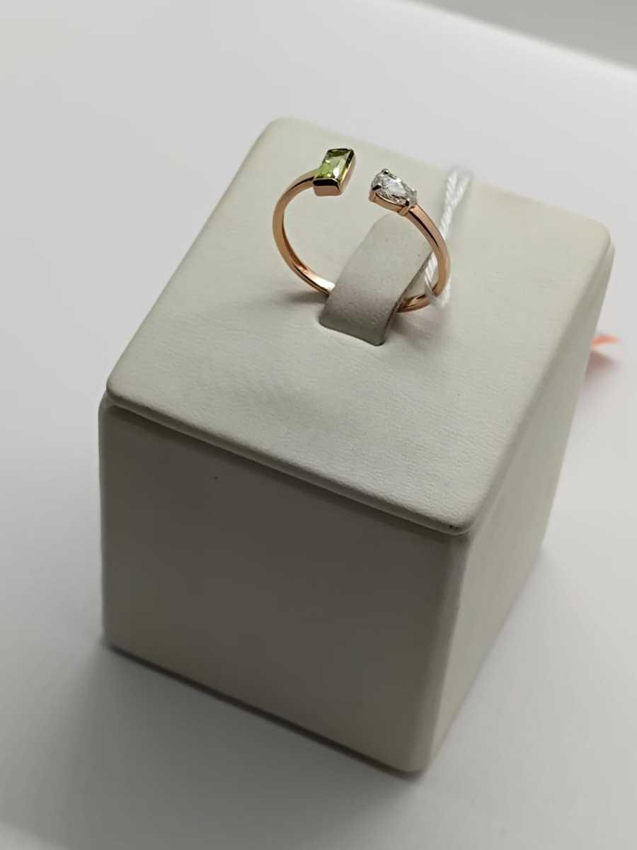 КОЛКМИ585 КОЛЬЦО С КАМНЯМИ (Au 585)