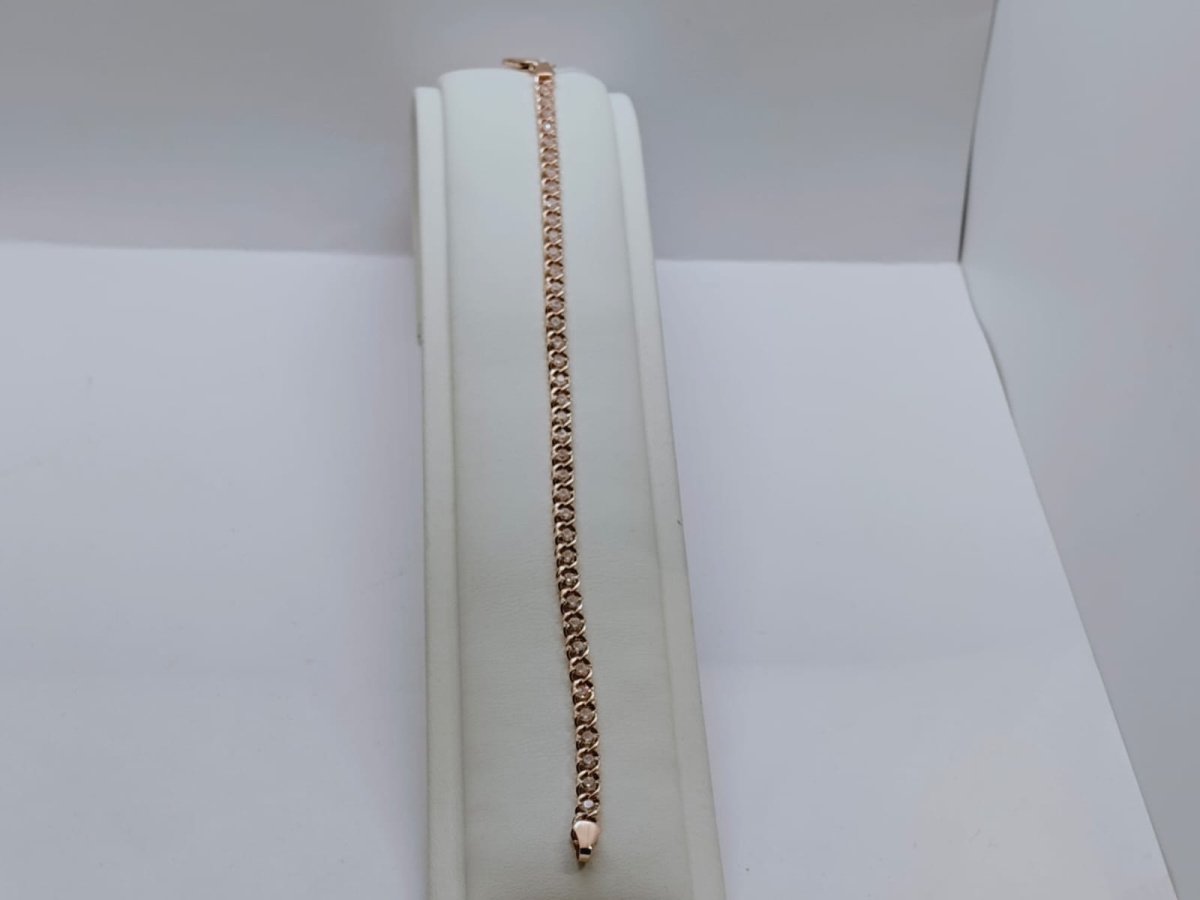 БРАСЛЕТ С КАМНЯМИ (Au 585)