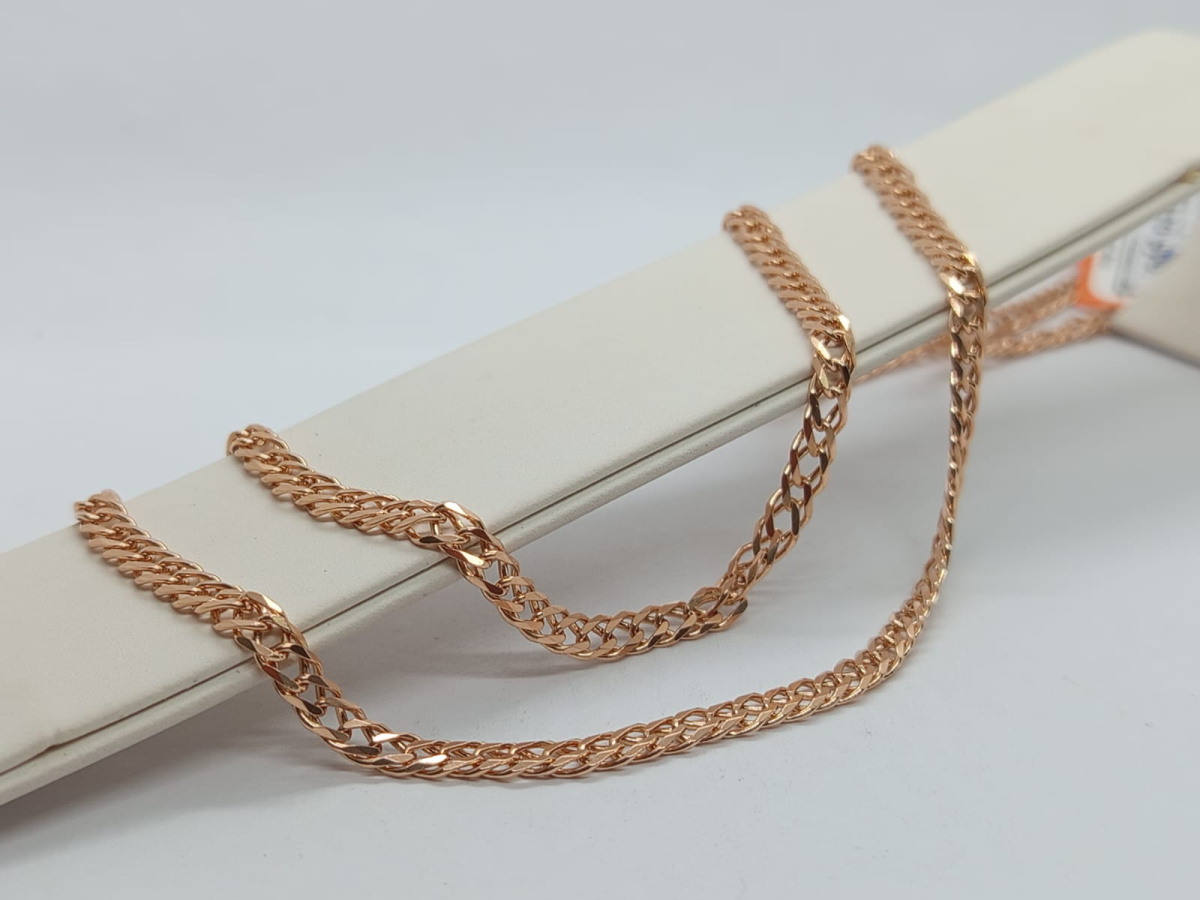 ЦЛР2585 ЦЕПЬ ПОЛНОВЕСНАЯ Ромб двойной (Au 585) ЦЛР2585 ЦЕПЬ ПОЛНОВЕСНАЯ Ромб двойной (Au 585)