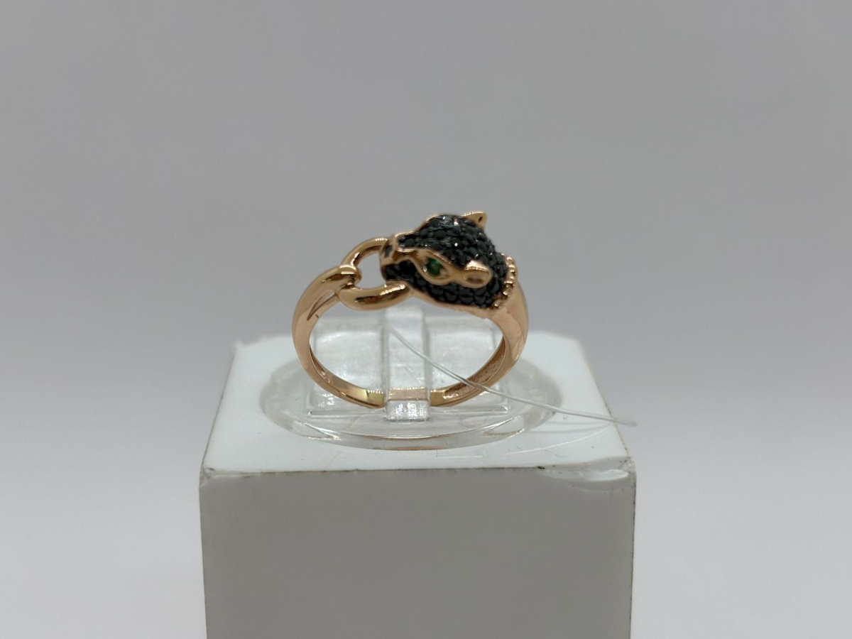 КОЛЬЦО С КАМНЯМИ (Au 585)