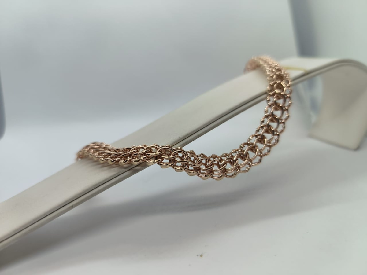 БРАСЛЕТ ПУСТОТЕЛЫЙ Итальянка (Au 585)