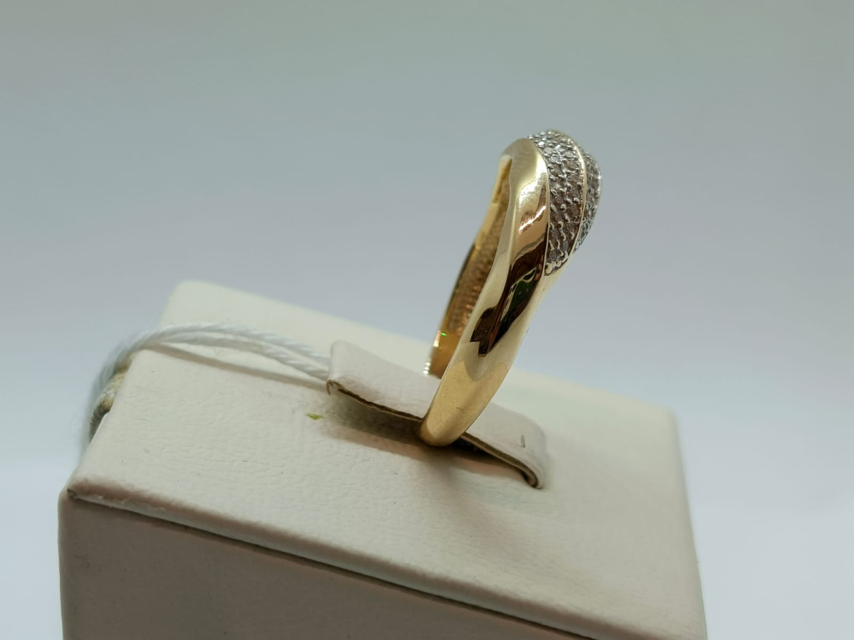 КОЛКМИ585 КОЛЬЦО С КАМНЯМИ (Au 585)