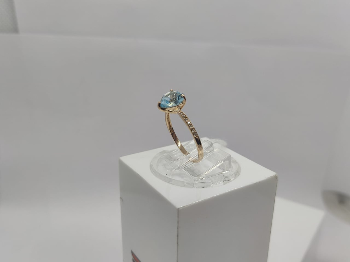 КОЛКМИ585 КОЛЬЦО С КАМНЯМИ (Au 585)