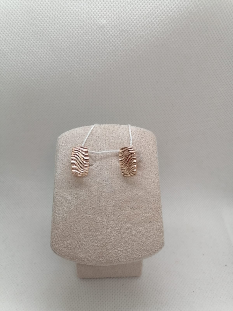 СБКМ585 СЕРЬГИ БЕЗ КАМНЯ (Au 585)