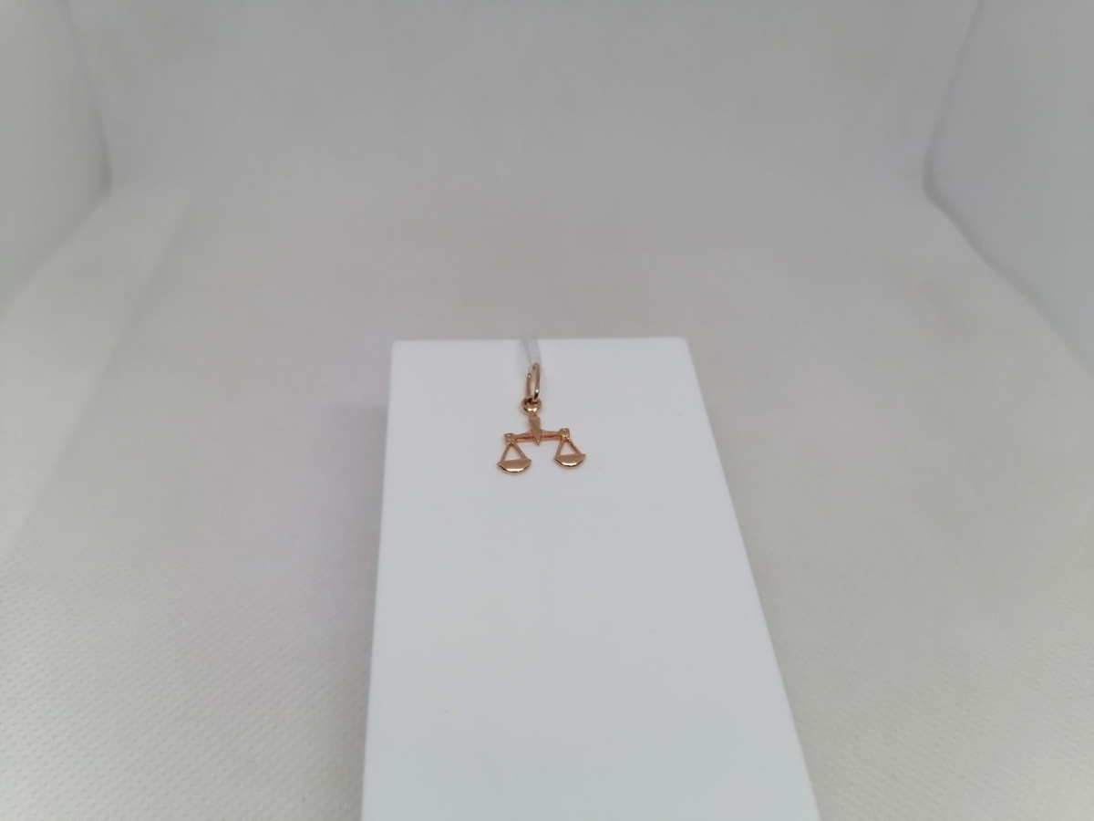 ПОДВЕСКА ЗНАК ЗОДИАКА ВЕСЫ Au 583 ПОДВЕСКА ЗНАК ЗОДИАКА ВЕСЫ Au 583