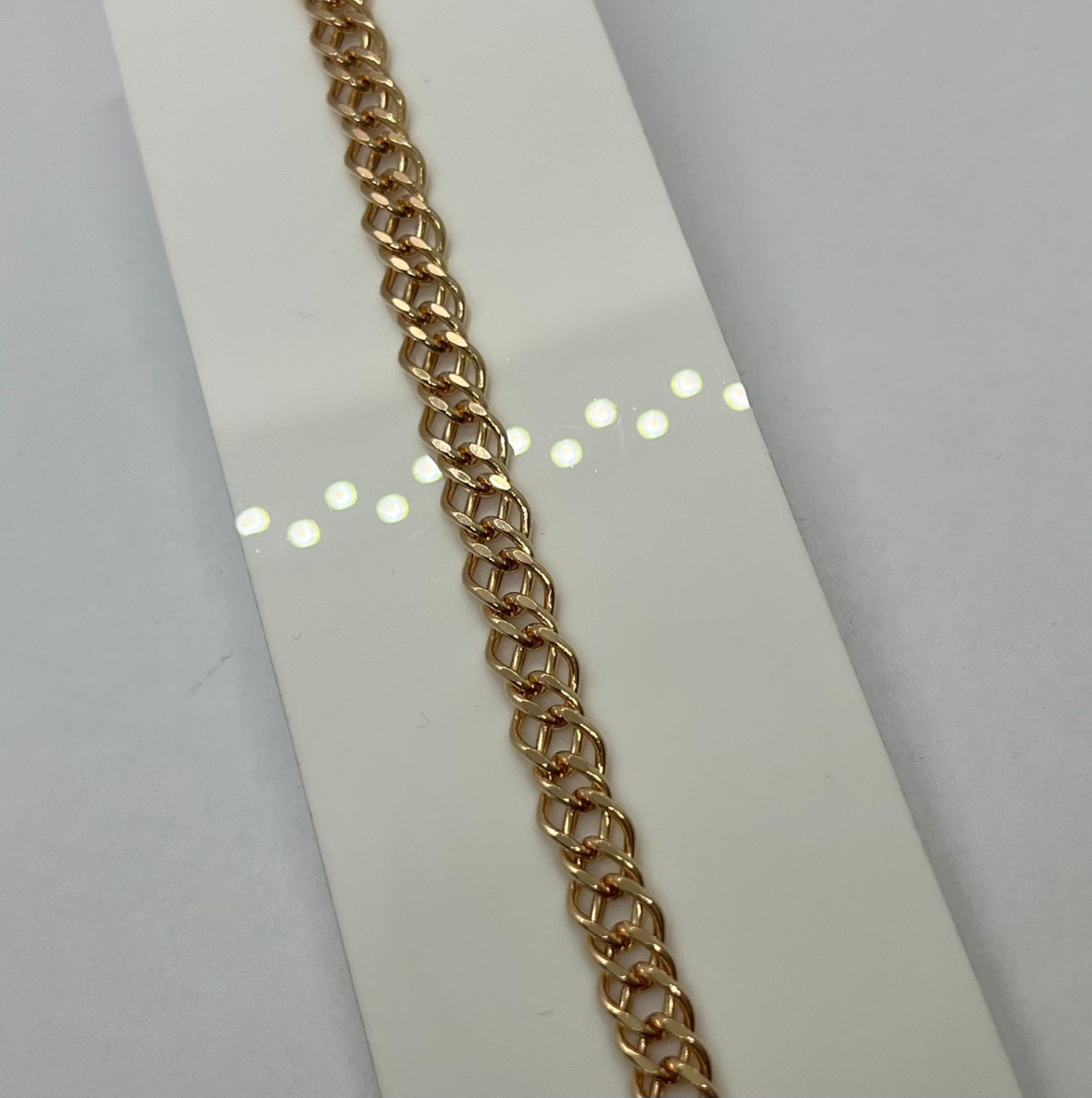 НБ 12-076ПГ БРАСЛЕТ ПУСТОТЕЛЫЙ (Au 585)