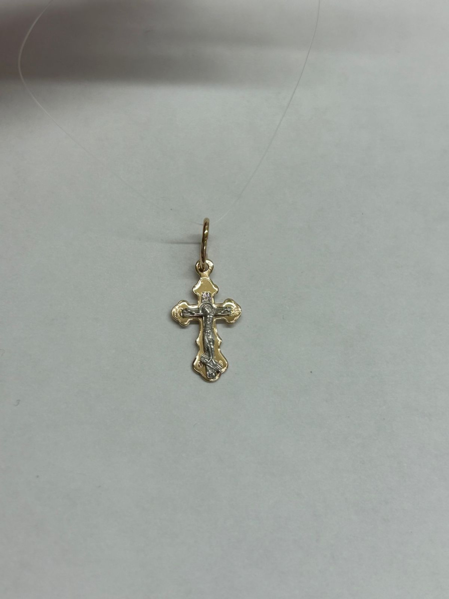 ПОДВЕСКА КРЕСТ без камня (Au 585)