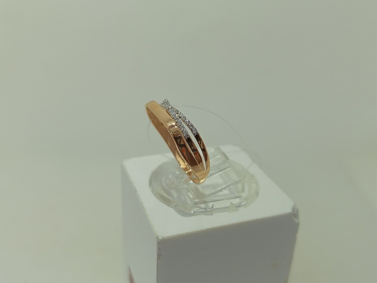 К13216200 КОЛЬЦО С КАМНЯМИ (Au 585)