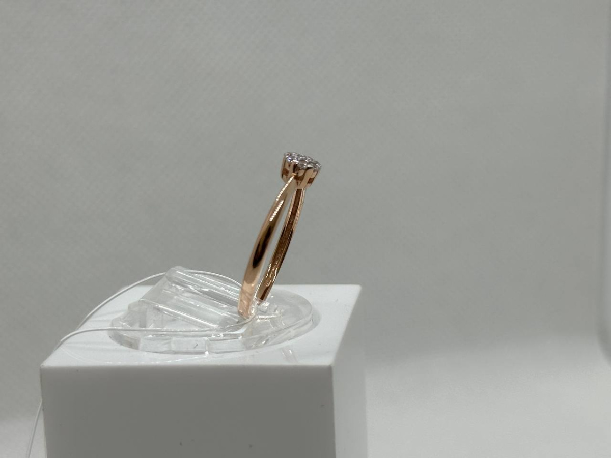 КОЛЬЦО С КАМНЯМИ (Au 585)