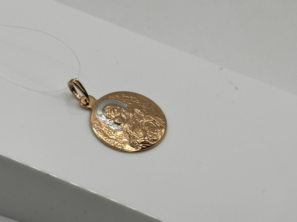 819-00122-10-00-00-00 ПОДВЕСКА ИКОНА без камня (Au 585)