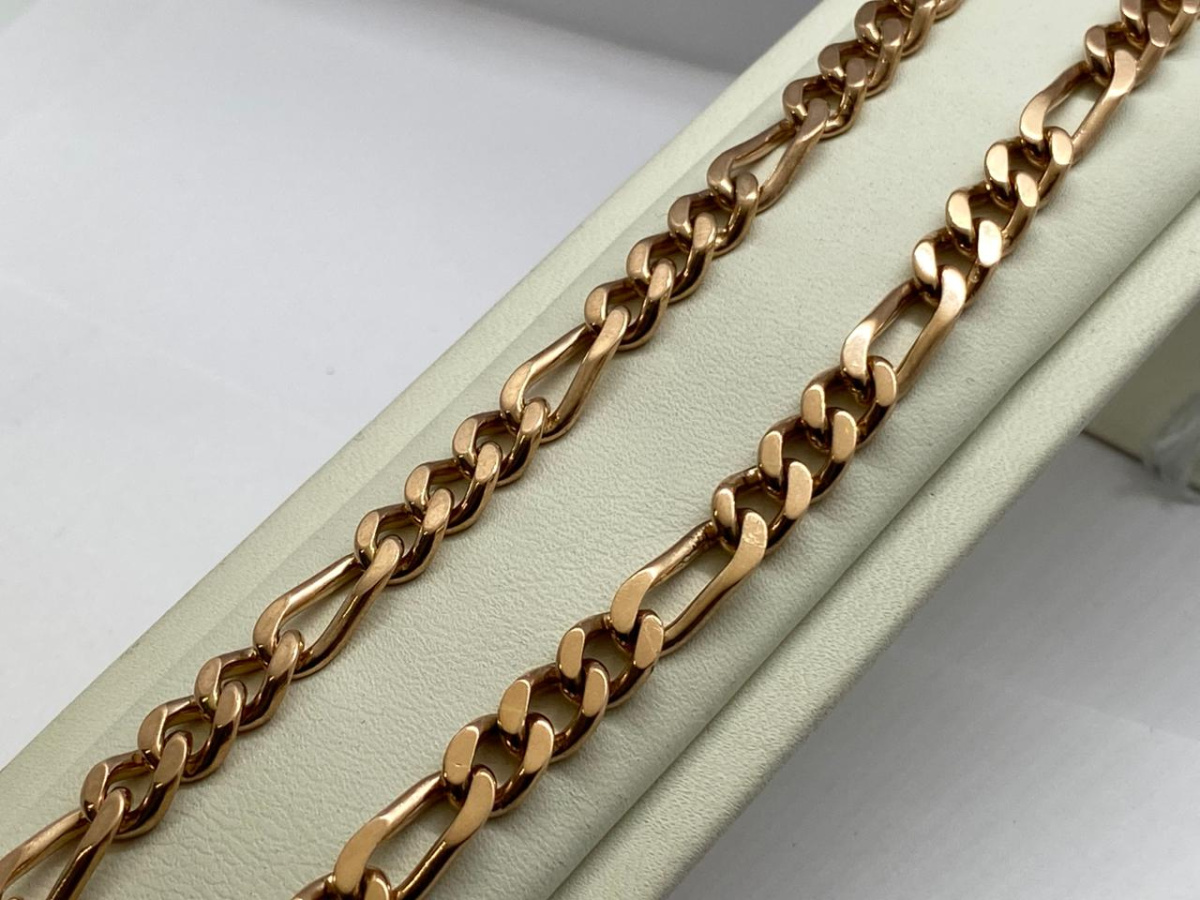 ЦЛФК585 ЦЕПЬ ПОЛНОВЕСНАЯ Фигаро(картье) (Au 585)