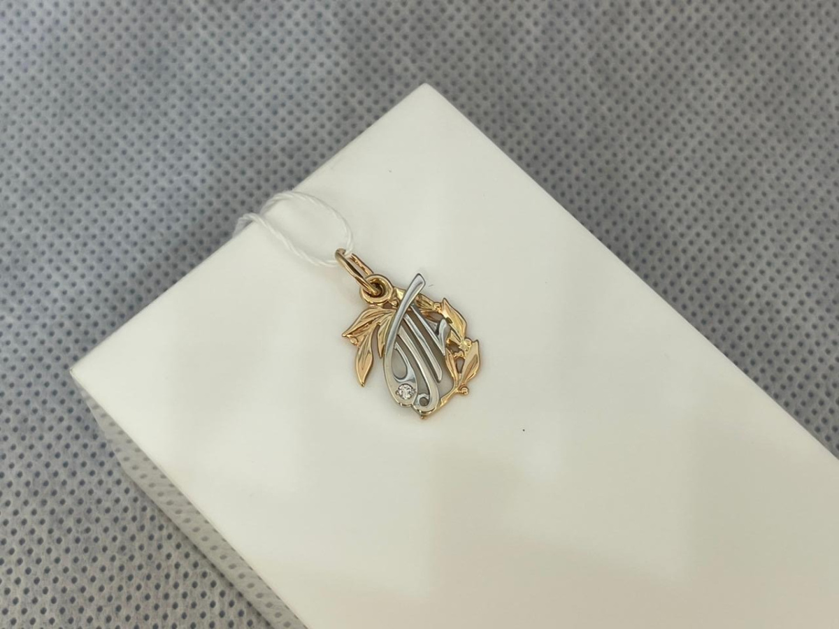 ПОДВЕСКА БУКВА Т Au 585 ПОДВЕСКА БУКВА Т Au 585