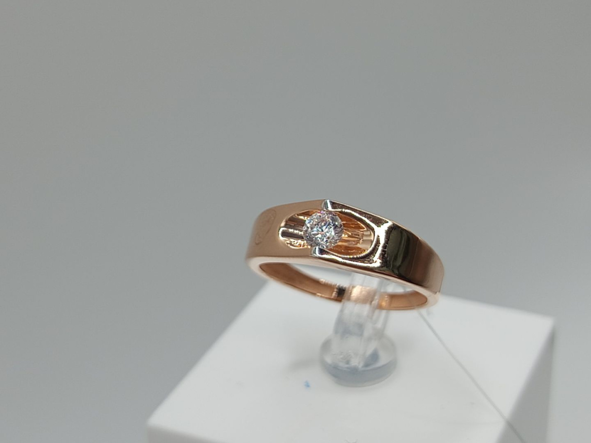 КОЛЬЦО С КАМНЕМ (Au 585)