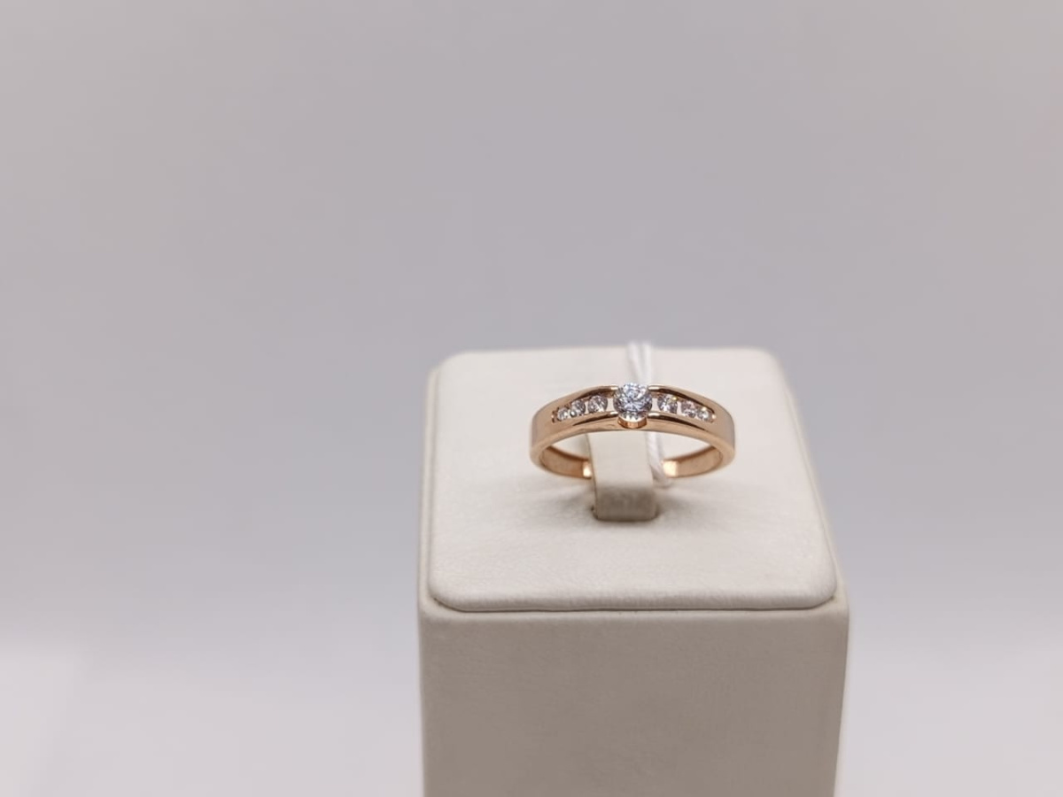 КОЛКМИ585 КОЛЬЦО С КАМНЯМИ (Au 585)