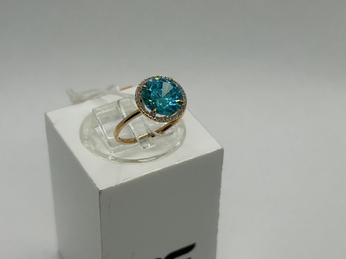 КОЛКМИ585 КОЛЬЦО С КАМНЯМИ (Au 585)