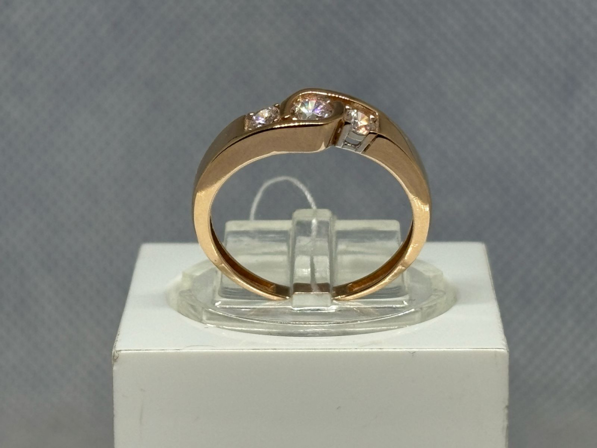 КОЛКМИ585 КОЛЬЦО С КАМНЯМИ (Au 585)