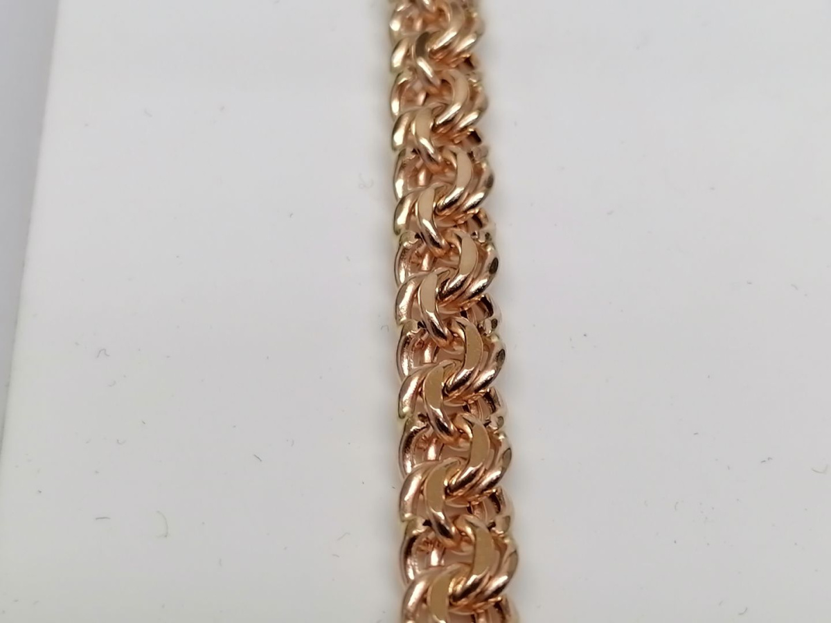 10100380120 БРАСЛЕТ ПУСТОТЕЛЫЙ Бисмарк (Au 585)