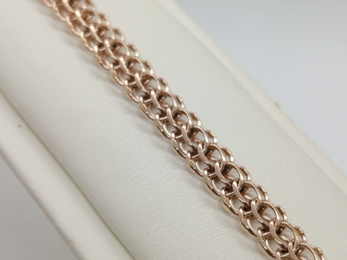 БРАСЛЕТ ПОЛНОВЕСНЫЙ Итальянка Au 585