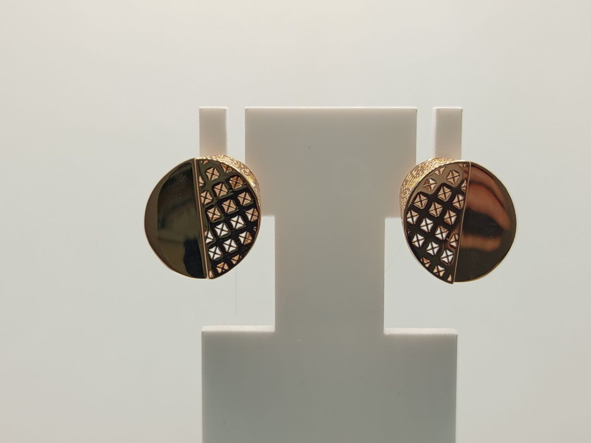 СЕРЬГИ БЕЗ КАМНЯ (Au 585)