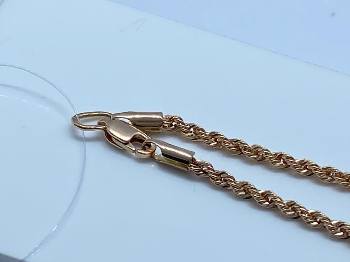 ЦЕПЬ ПУСТОТЕЛАЯ Веревка (Au 585)