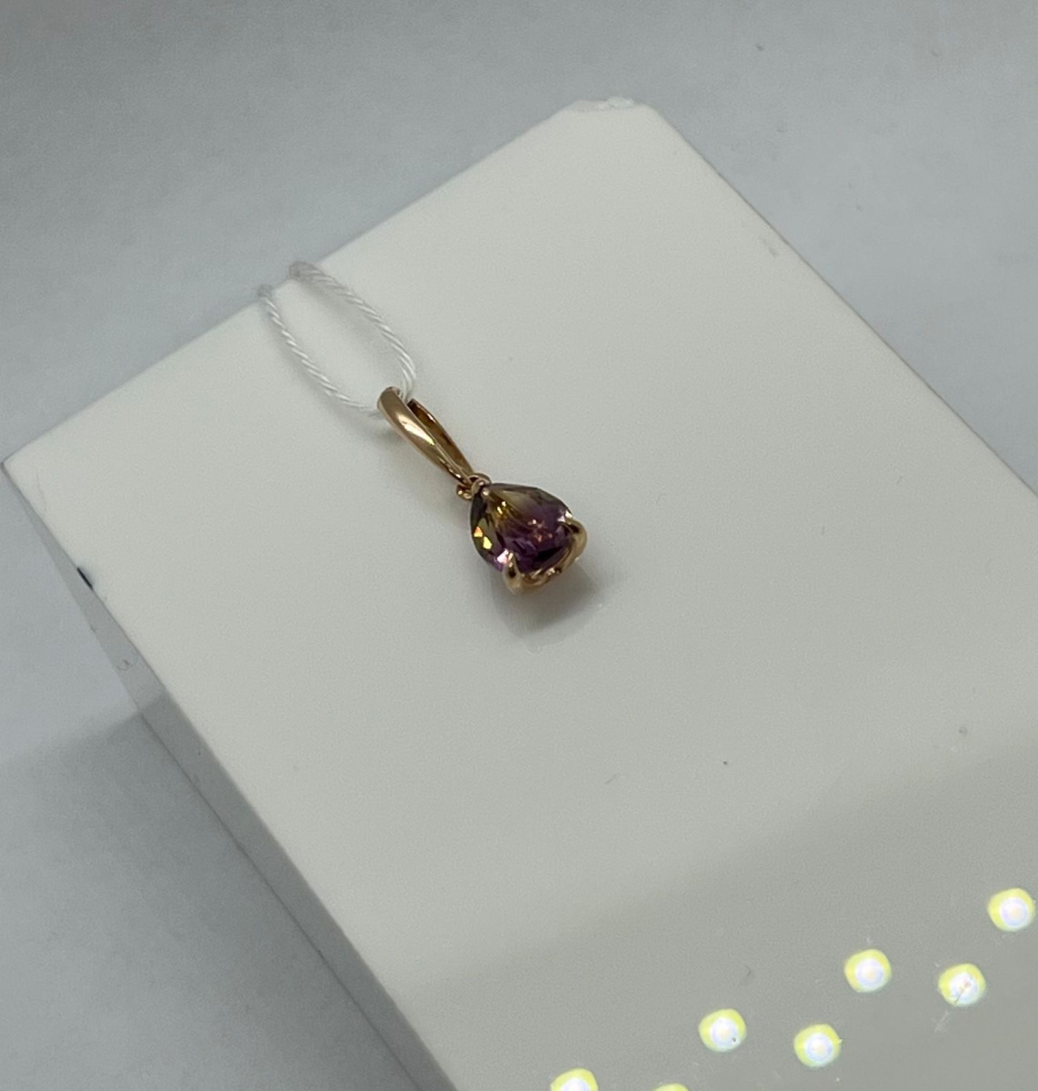 ПОДКМ585 ПОДВЕСКА С КАМНЕМ (Au 585)