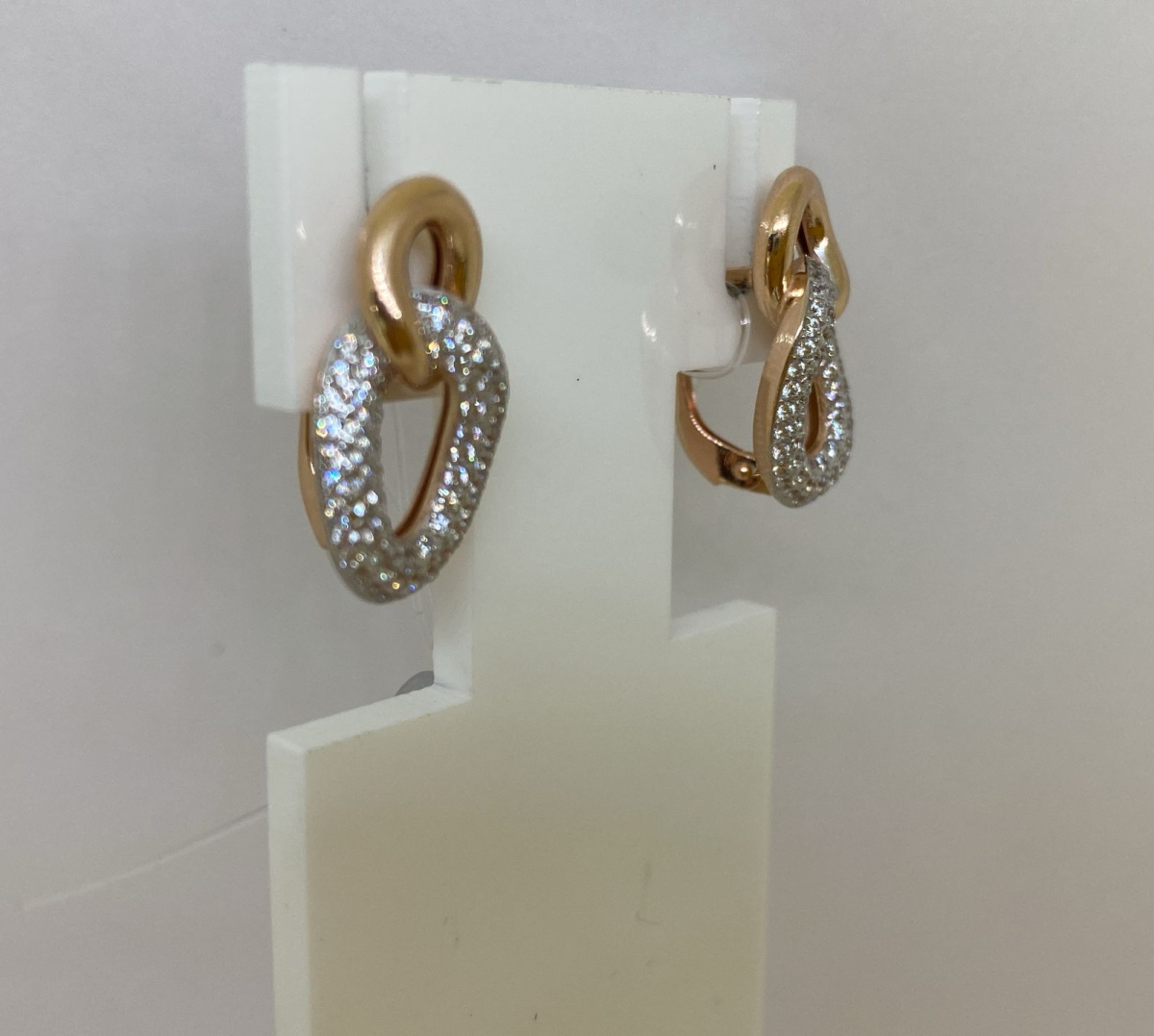 СЕРЬГИ С КАМНЯМИ (Au 585)