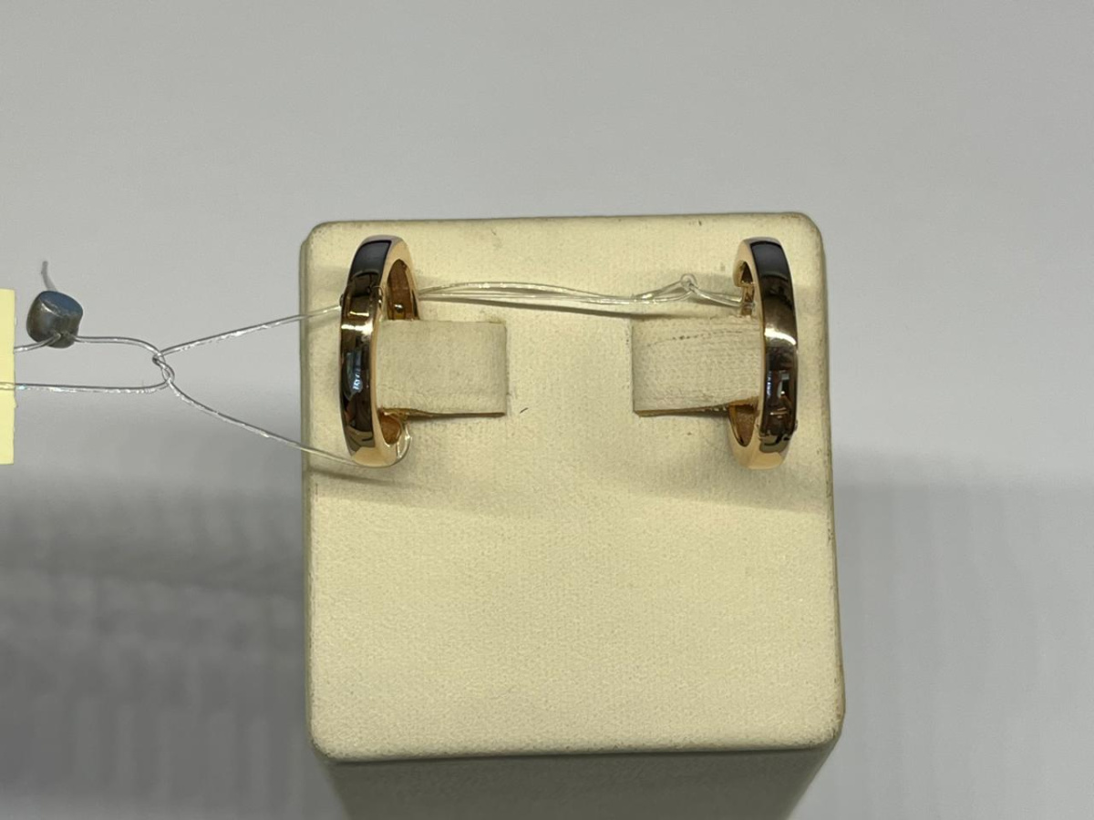 СЕРЬГИ БЕЗ КАМНЯ (Au 585)