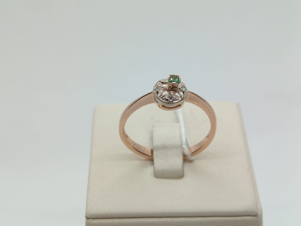 КОЛЬЦО БРИЛЛИАНТ Au 585