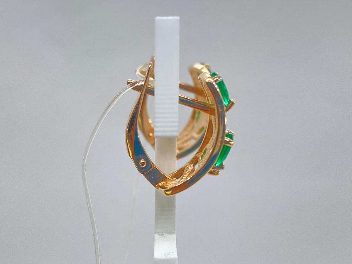 СЕРЬГИ С КАМНЯМИ (Au 585)