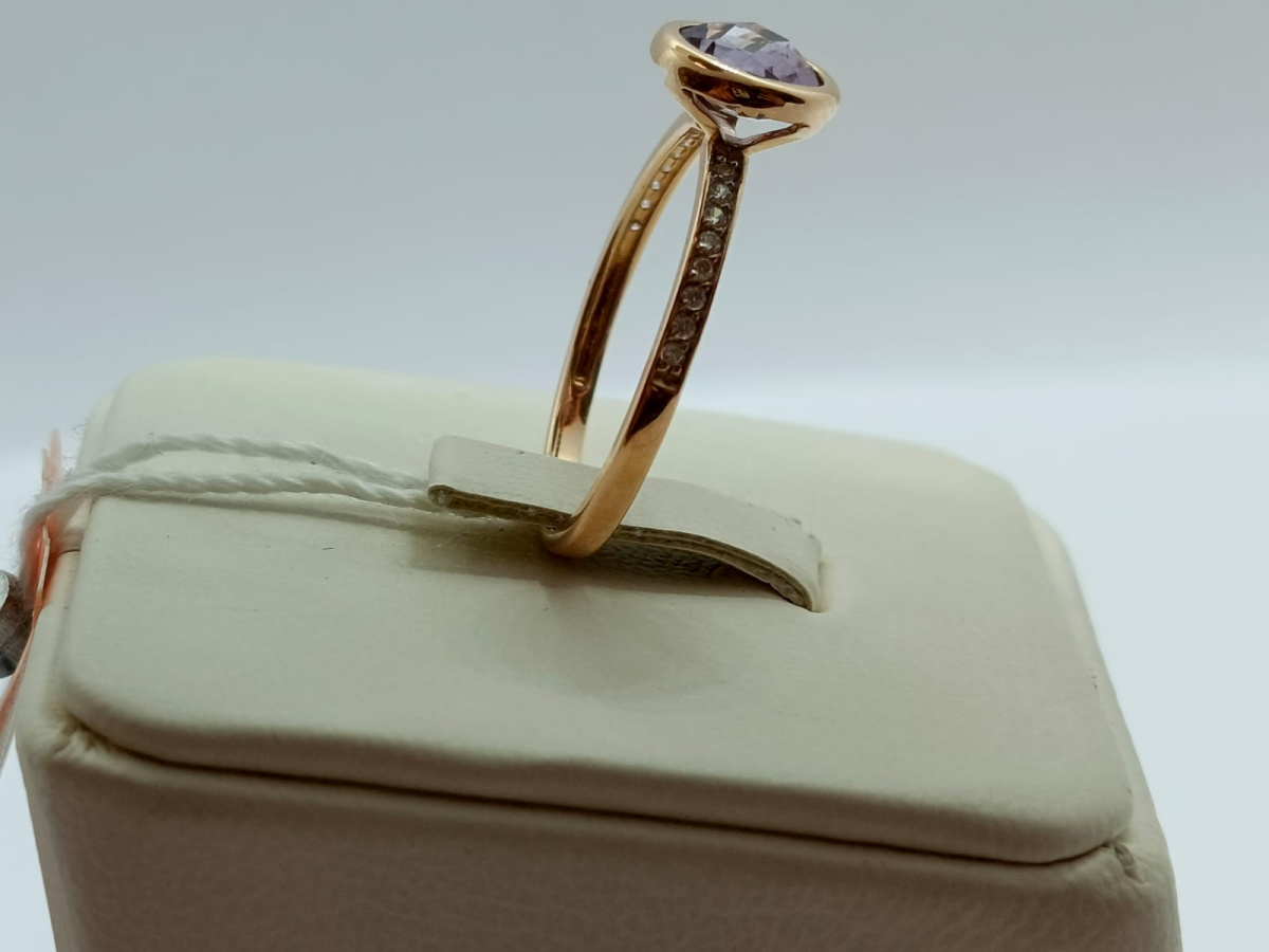 КОЛКМИ585 КОЛЬЦО С КАМНЯМИ (Au 585)