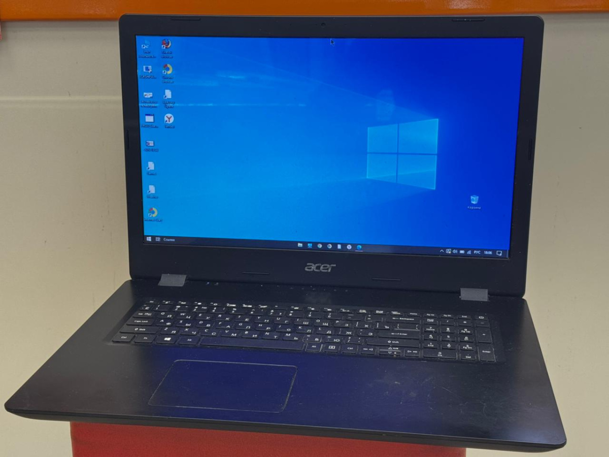 Ноутбук Acer Aspire3; Pentium N5030, HD Graphics, 4 Гб, 256 Гб, Нет