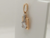 ПОДВЕСКА С КАМНЯМИ (Au 585)