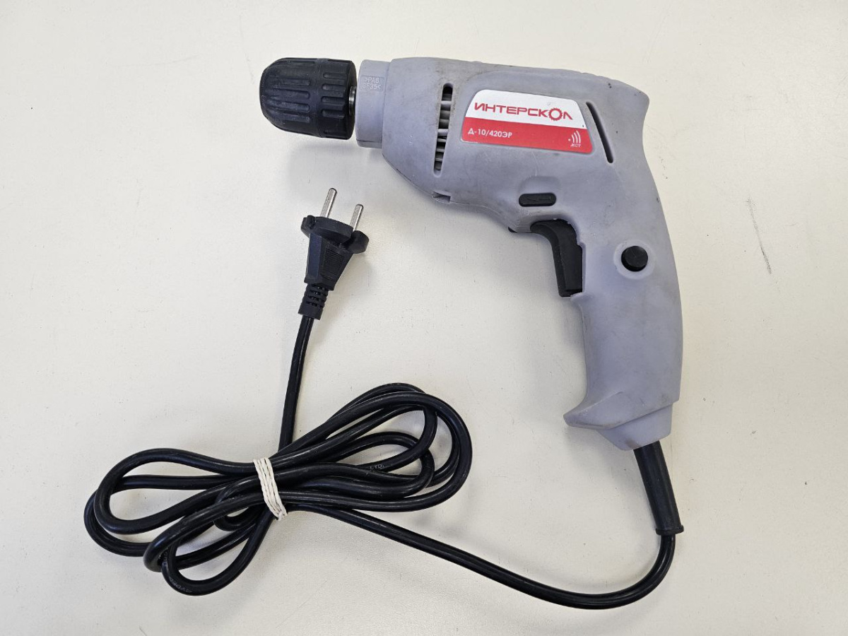 Дрель-безударная Интерскол Д-10/420ЭР