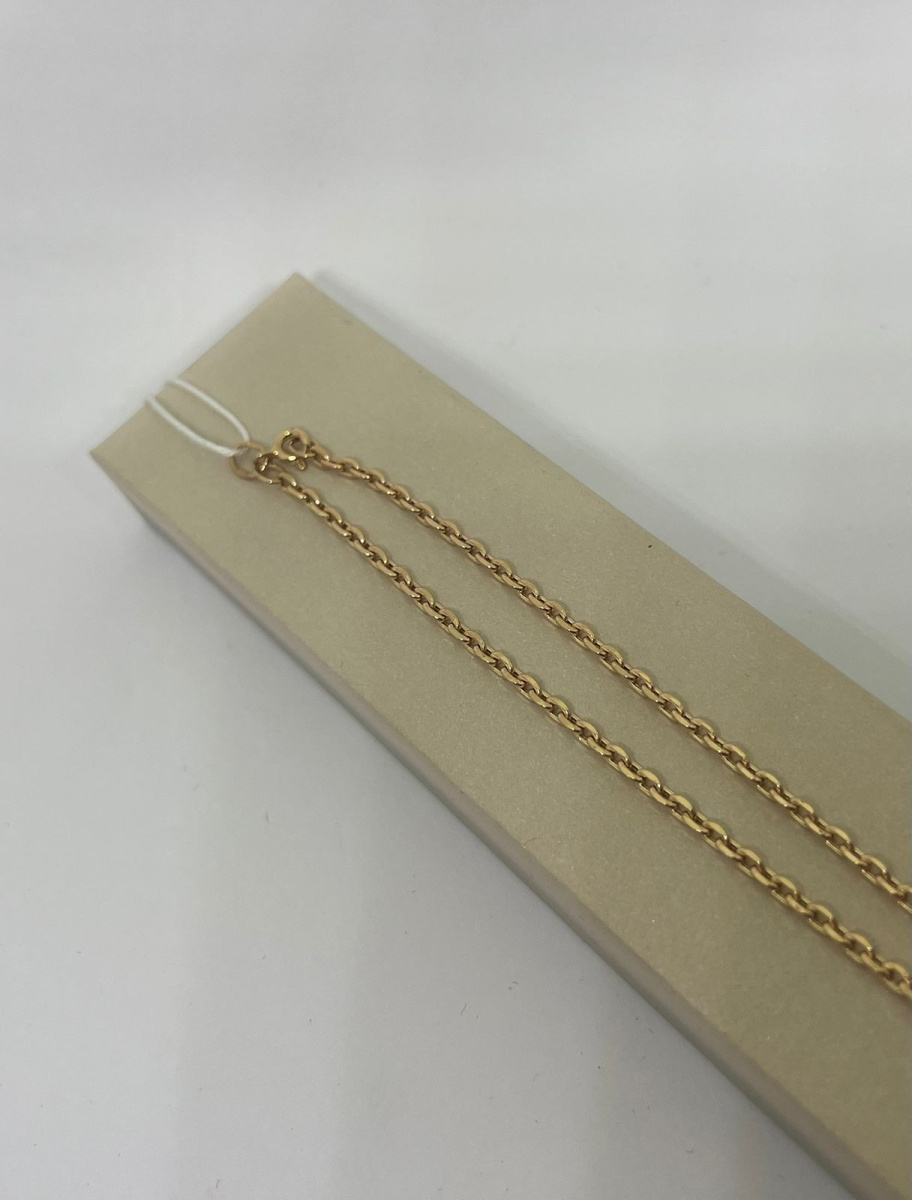 ЦПЯК585 ЦЕПЬ ПУСТОТЕЛАЯ Якорное (Au 585) ЦПЯК585 ЦЕПЬ ПУСТОТЕЛАЯ Якорное (Au 585)