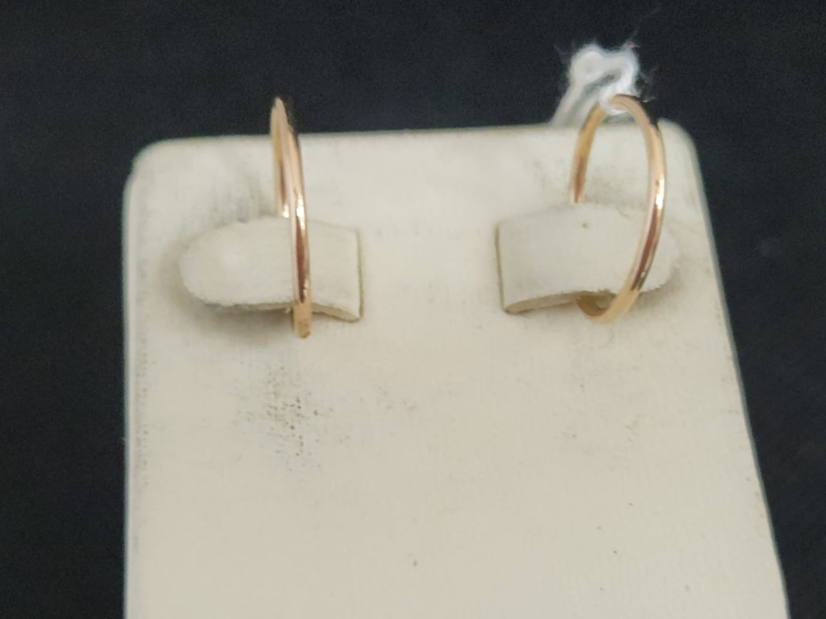 СКОН585 СЕРЬГИ КОНГО (Au 585)