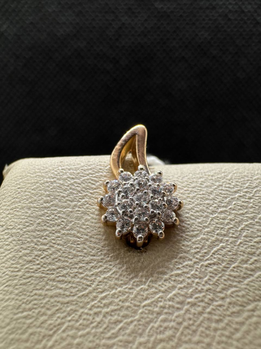 СКМИ585 СЕРЬГИ С КАМНЯМИ (Au 585)