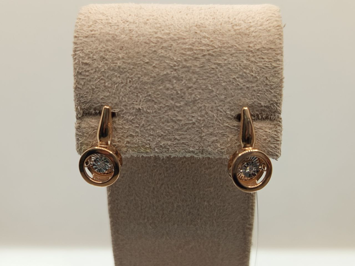 СЕРЬГИ БРИЛЛИАНТ (Au 585)