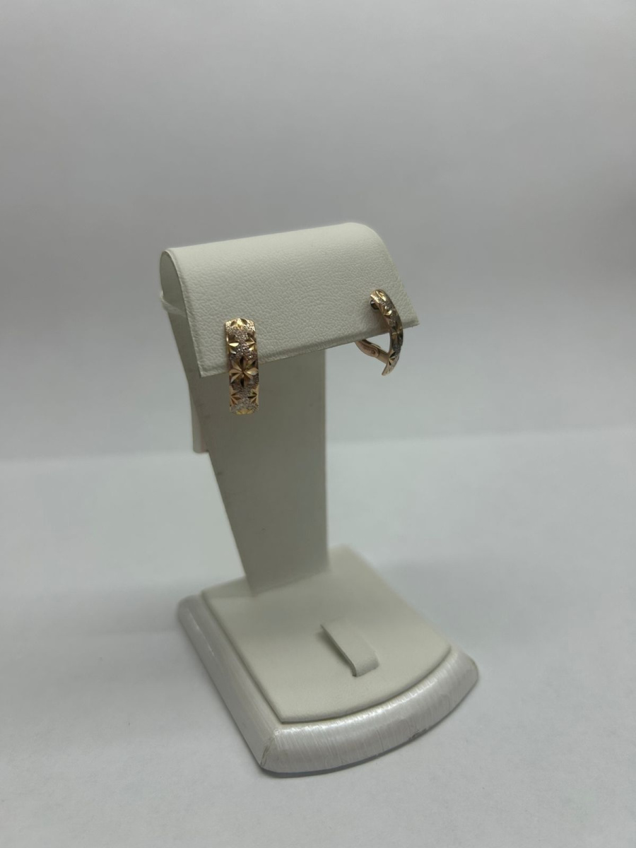 СЕРЬГИ БЕЗ КАМНЯ (Au 585)