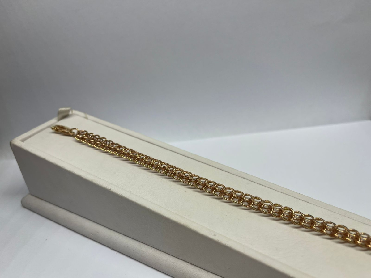 БРАСЛЕТ ПОЛНОВЕСНЫЙ Итальянка (Au 585)