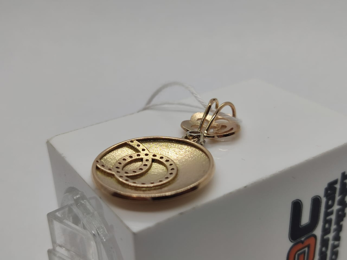 ПОДКМИ585 ПОДВЕСКА С КАМНЯМИ (Au 585)